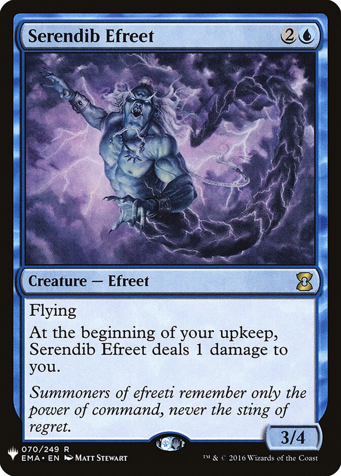 Serendib Efreet - Magic: The Gathering - MoxLand
