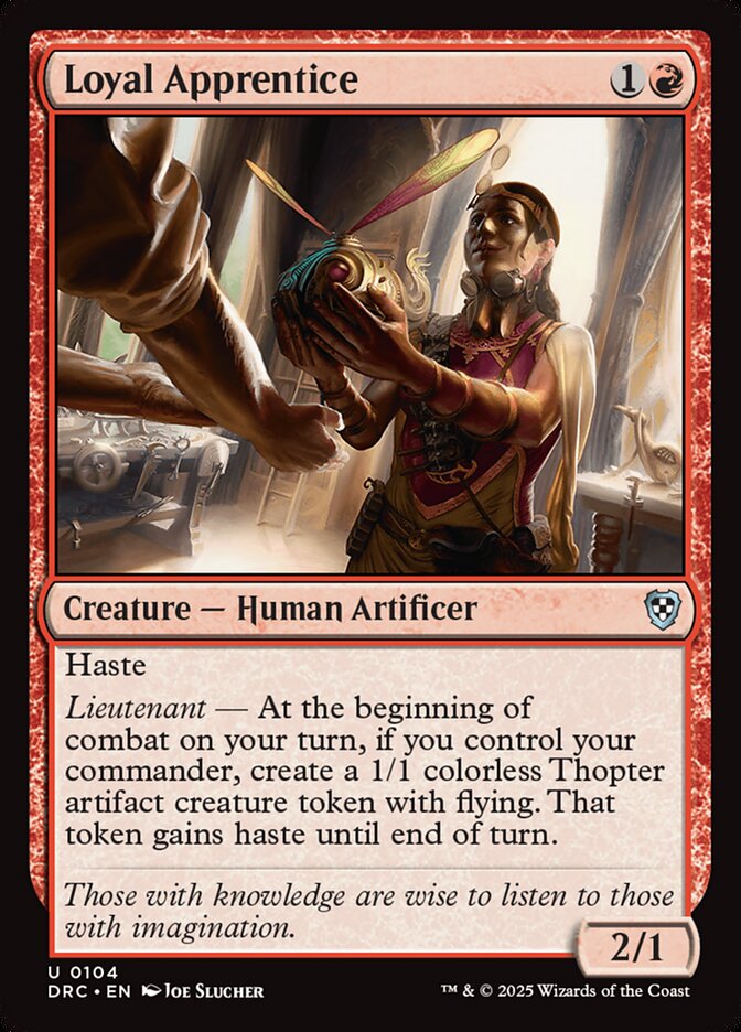 Aprendiz Leal / Loyal Apprentice - Magic: The Gathering - MoxLand