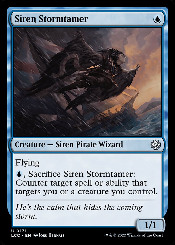 Domador de Tempestades Sireno / Siren Stormtamer - Magic: The Gathering - MoxLand