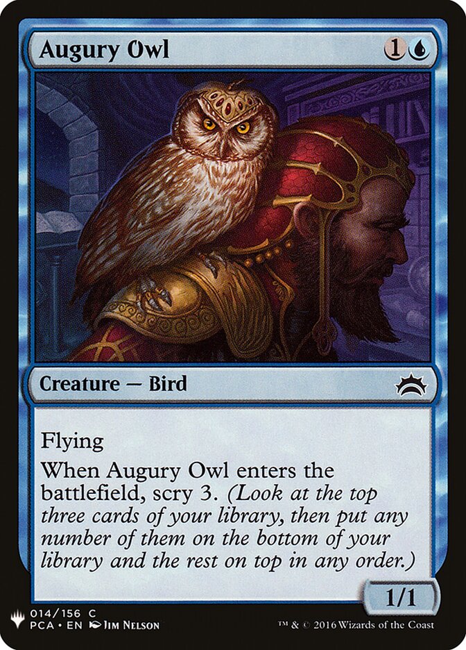 Coruja do Agouro / Augury Owl - Magic: The Gathering - MoxLand