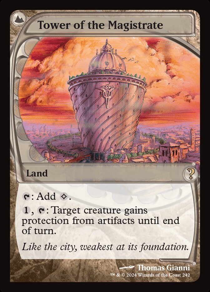 Torre do Magistrado / Tower of the Magistrate - Magic: The Gathering - MoxLand