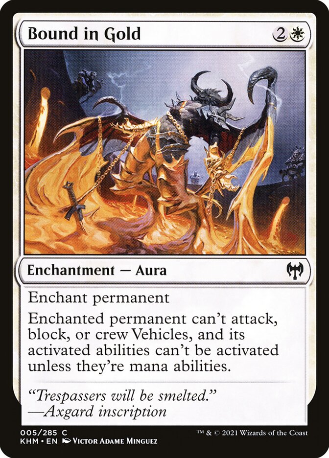 Preso com Ouro / Bound in Gold - Magic: The Gathering - MoxLand