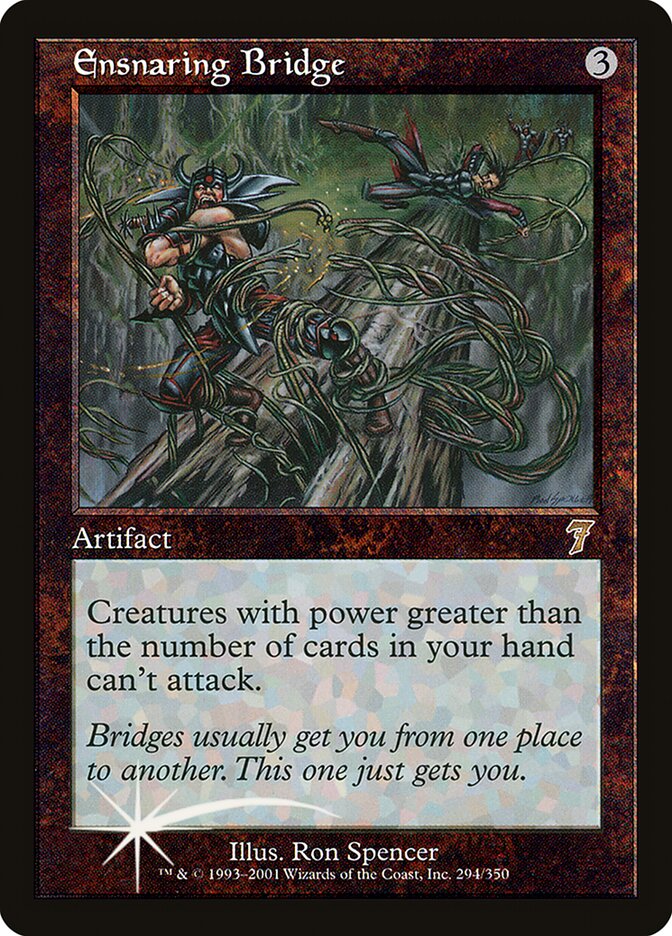 Ponte Traiçoeira / Ensnaring Bridge - Magic: The Gathering - MoxLand