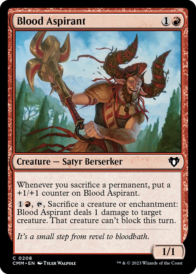 Aspirante a Sanguinário / Blood Aspirant - Magic: The Gathering - MoxLand
