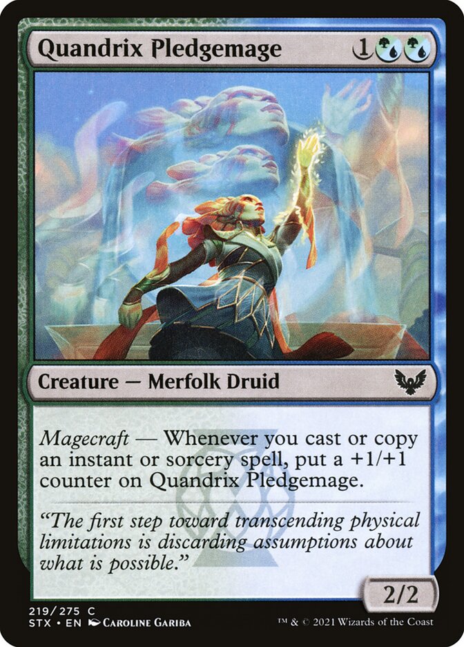 Maga Iniciada de Quandrix / Quandrix Pledgemage - Magic: The Gathering - MoxLand