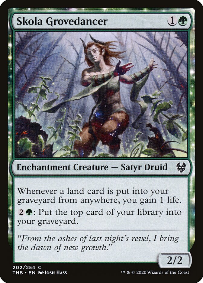 Dançarina do Bosque de Skola / Skola Grovedancer - Magic: The Gathering - MoxLand