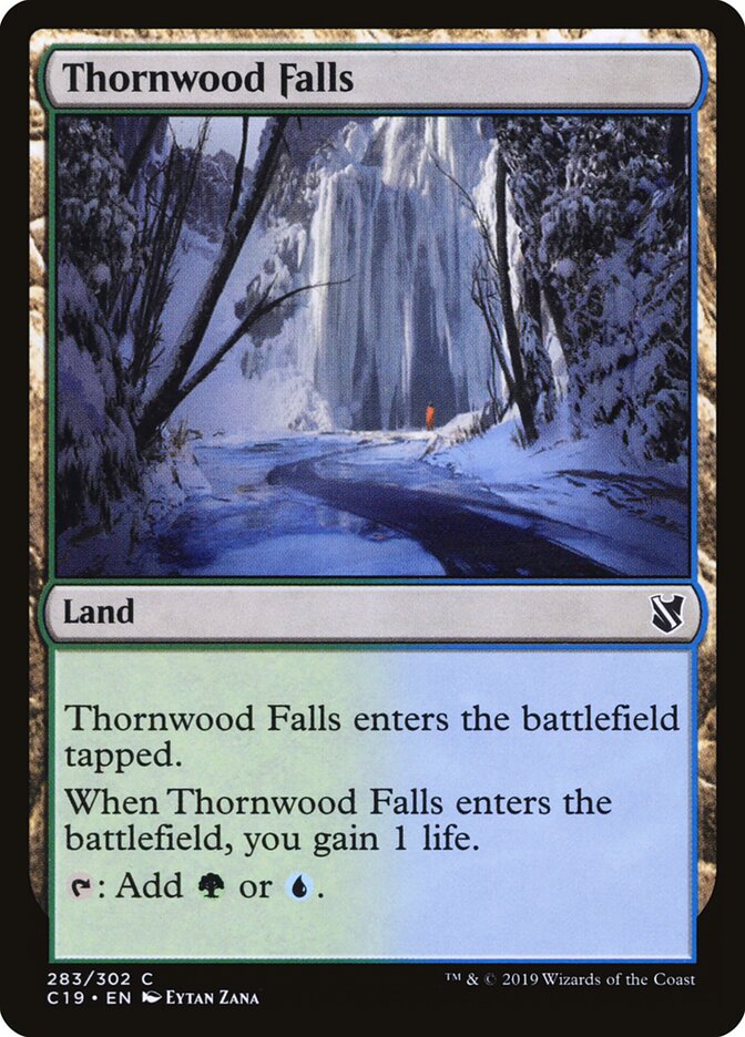 Cachoeira dos Espinhos / Thornwood Falls - Magic: The Gathering - MoxLand
