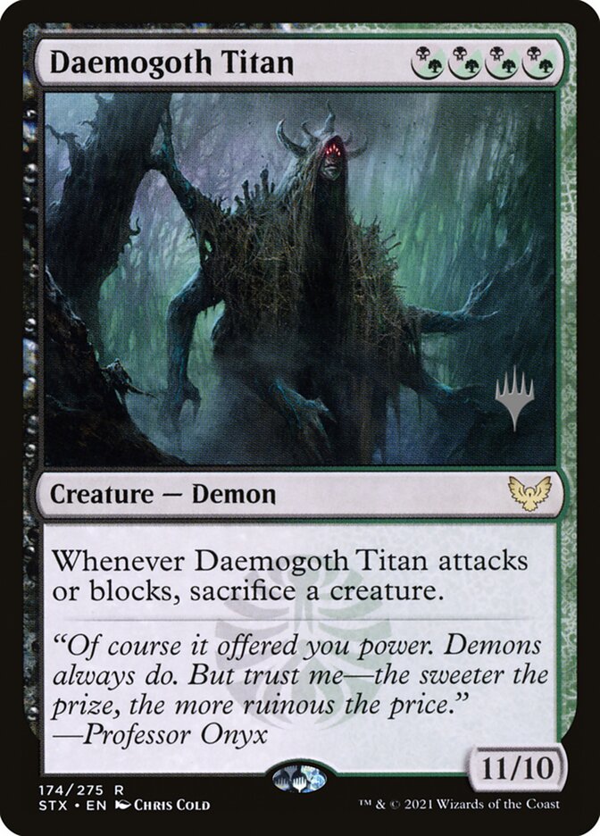 Titã Demogodo / Daemogoth Titan - Magic: The Gathering - MoxLand