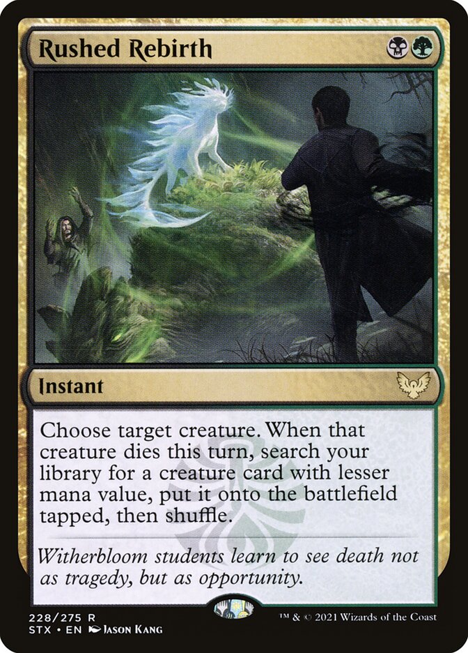 Renascimento Apressado / Rushed Rebirth - Magic: The Gathering - MoxLand