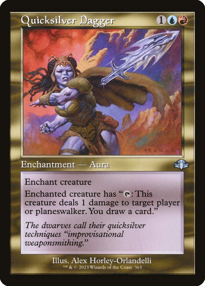 Adaga de Prata Fluente / Quicksilver Dagger - Magic: The Gathering - MoxLand