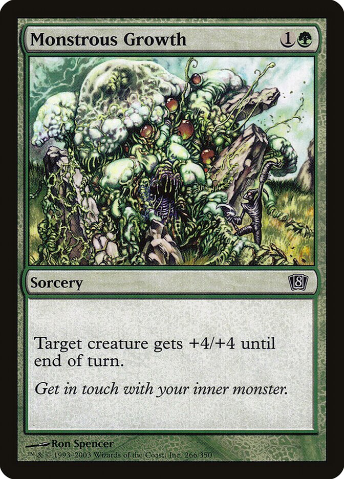 Crescimento Monstruoso / Monstrous Growth - Magic: The Gathering - MoxLand