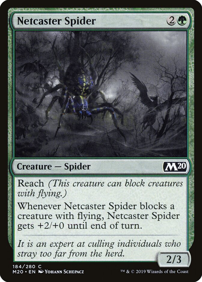 Aranha Lançadora de Rede / Netcaster Spider - Magic: The Gathering - MoxLand