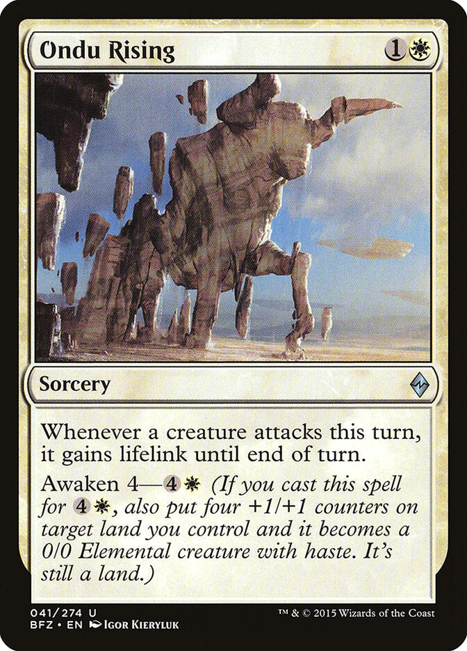 Ascensão de Ondu / Ondu Rising - Magic: The Gathering - MoxLand