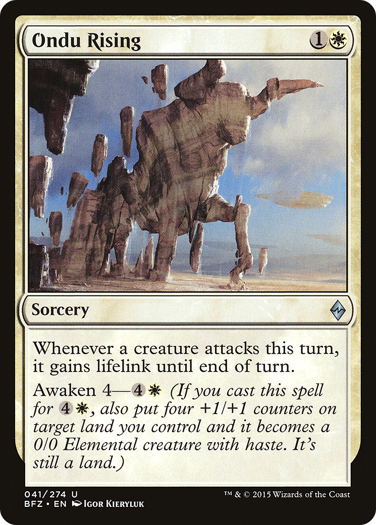 Ascensão de Ondu / Ondu Rising - Magic: The Gathering - MoxLand