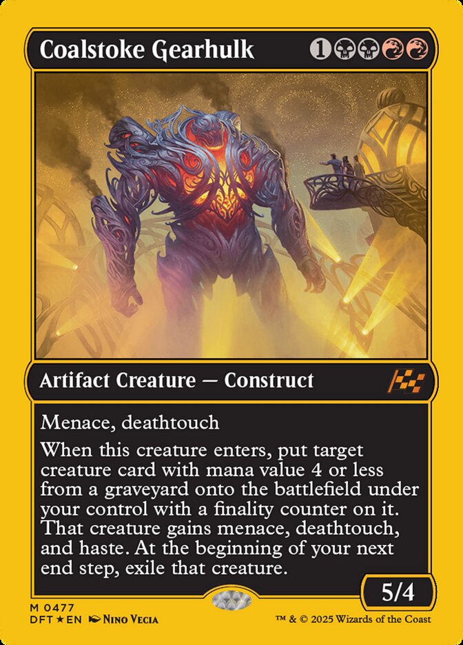 Mecanotitã do Carbomotor / Coalstoke Gearhulk - Magic: The Gathering - MoxLand