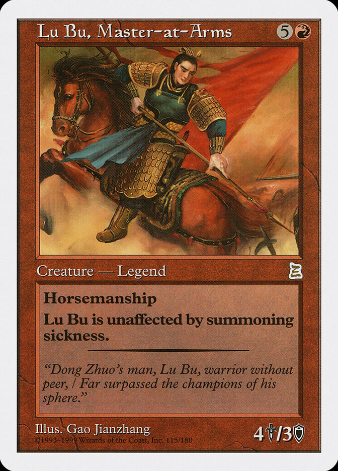 Lu Bu, Master-at-Arms - Magic: The Gathering - MoxLand