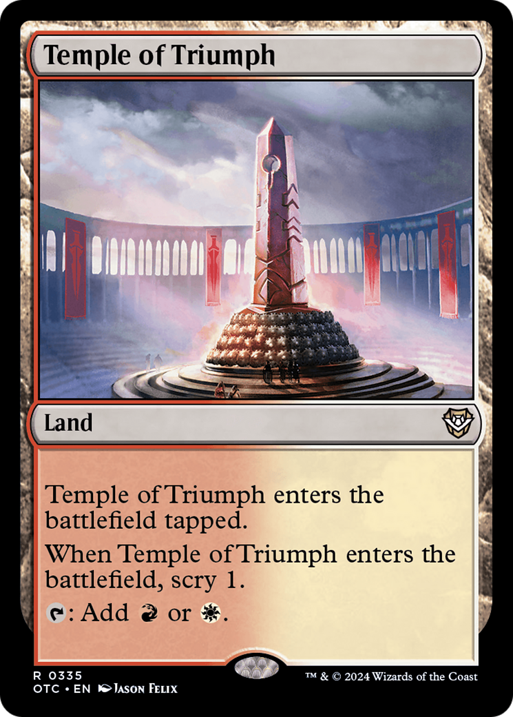 Templo do Triunfo / Temple of Triumph - Magic: The Gathering - MoxLand