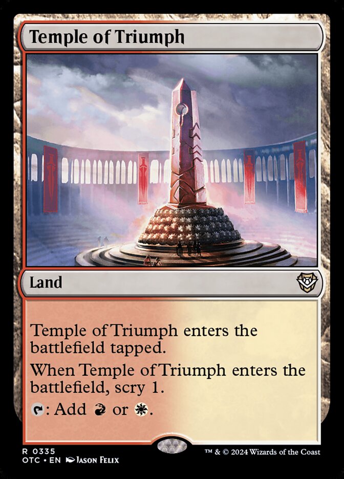 Templo do Triunfo / Temple of Triumph - Magic: The Gathering - MoxLand