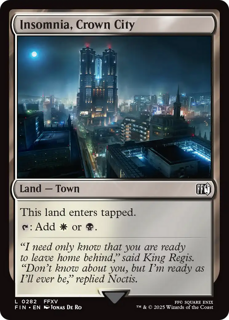 Insomnia, Cidade Real / Insomnia, Crown City - Magic: The Gathering - MoxLand