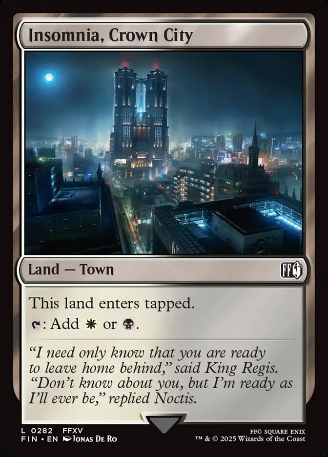 Insomnia, Cidade Real / Insomnia, Crown City - Magic: The Gathering - MoxLand
