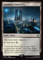 Insomnia, Cidade Real / Insomnia, Crown City - Magic: The Gathering - MoxLand