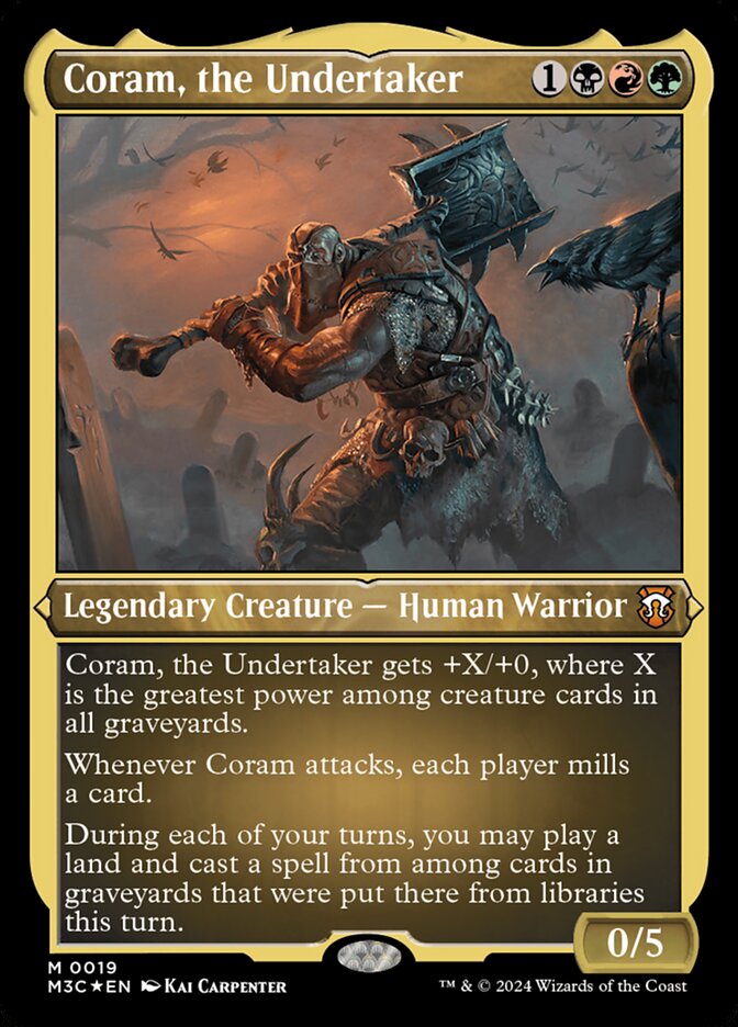 Coram, o Cangalheiro / Coram, the Undertaker - Magic: The Gathering - MoxLand