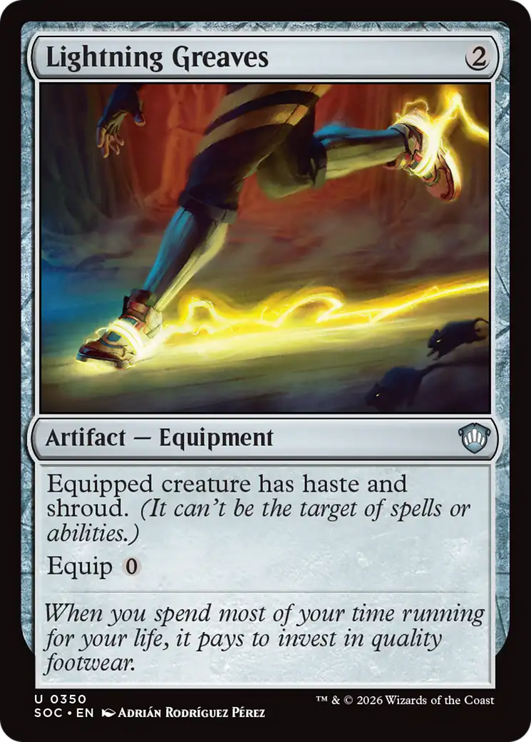 Grevas Faiscantes / Lightning Greaves - Magic: The Gathering - MoxLand