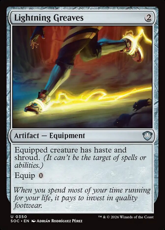 Grevas Faiscantes / Lightning Greaves - Magic: The Gathering - MoxLand