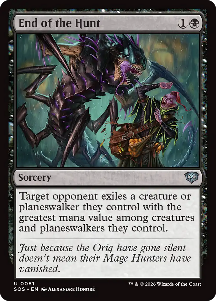 End of the Hunt - Magic: The Gathering - MoxLand