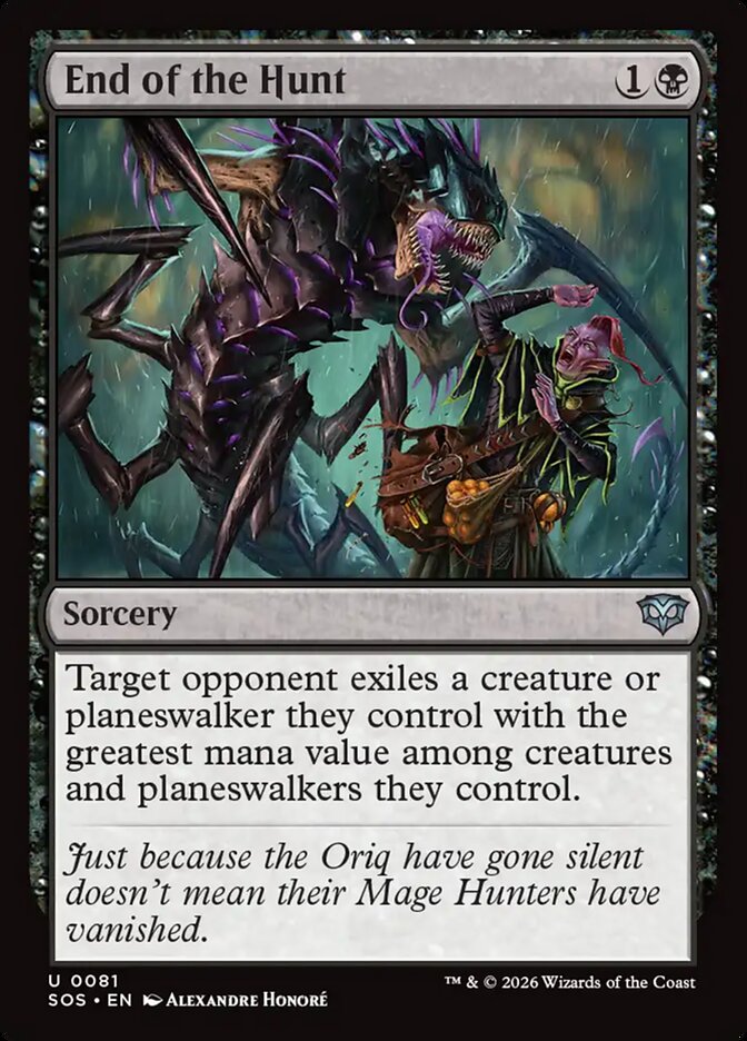 End of the Hunt - Magic: The Gathering - MoxLand