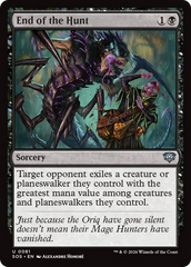 End of the Hunt - Magic: The Gathering - MoxLand