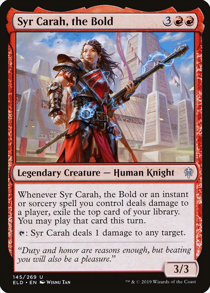 Syr Carah, a Ousada / Syr Carah, the Bold - Magic: The Gathering - MoxLand
