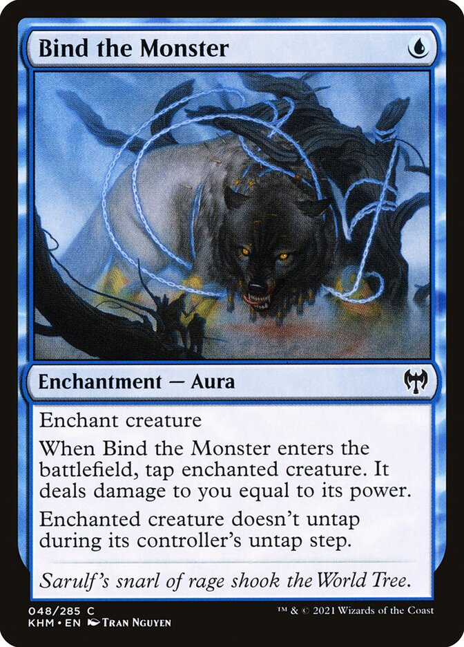 Aprisionar o Monstro / Bind the Monster - Magic: The Gathering - MoxLand