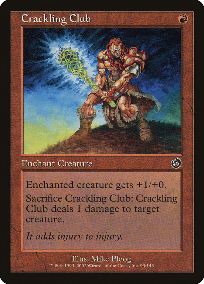 Clava Crepitante / Crackling Club - Magic: The Gathering - MoxLand
