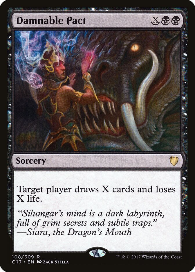Pacto Condenável / Damnable Pact - Magic: The Gathering - MoxLand