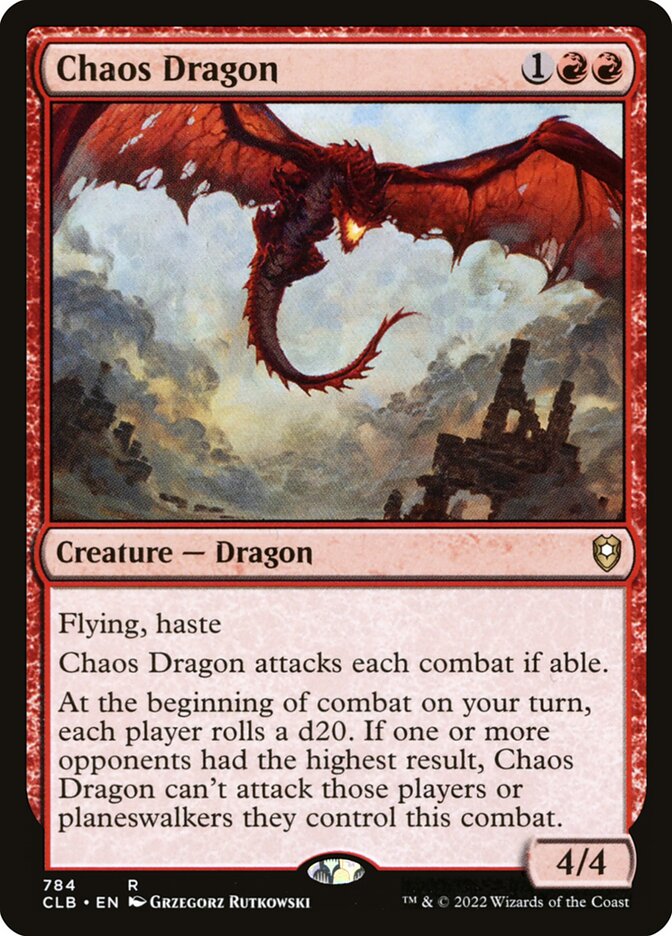 Dragão do Caos / Chaos Dragon - Magic: The Gathering - MoxLand