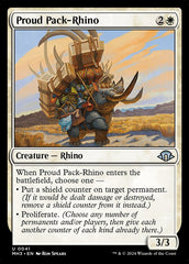 Rinoceronte da Manada Orgulhoso / Proud Pack-Rhino - Magic: The Gathering - MoxLand