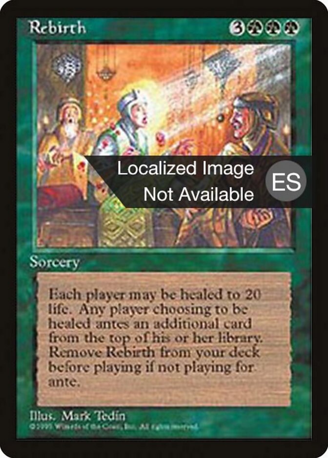 Rebirth - Magic: The Gathering - MoxLand