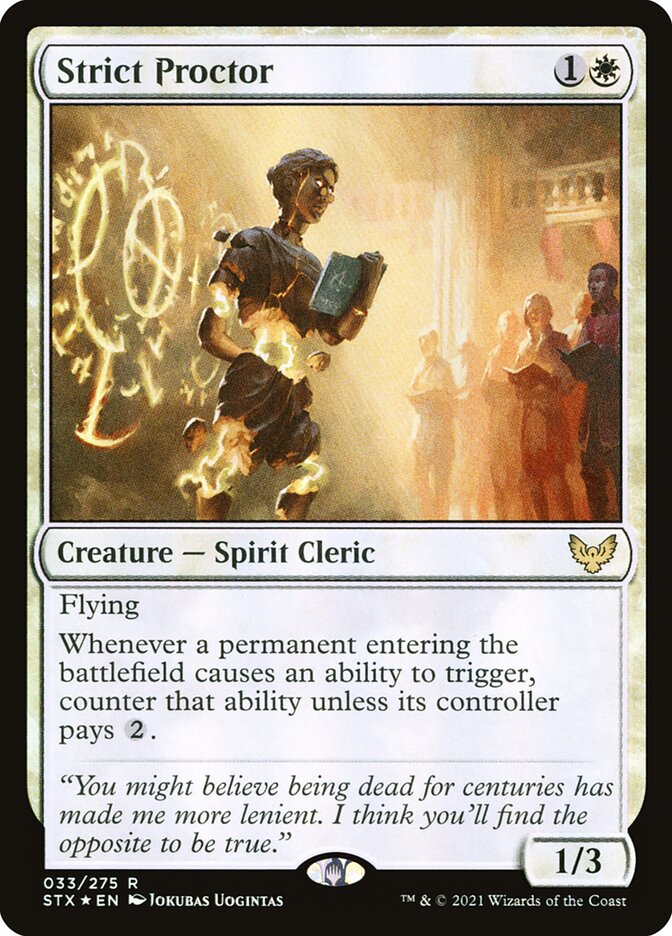 Inspetora Rigorosa / Strict Proctor - Magic: The Gathering - MoxLand