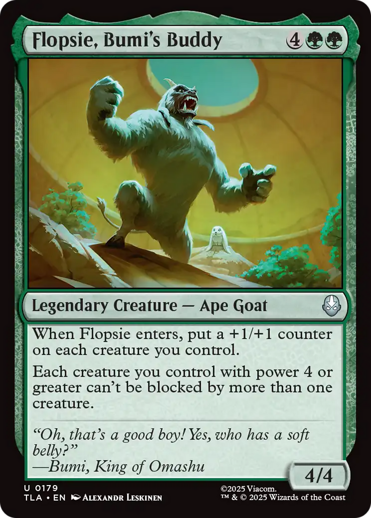 Flopsie, Amiguinho de Bumi / Flopsie, Bumi's Buddy - Magic: The Gathering - MoxLand