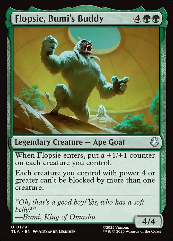 Flopsie, Amiguinho de Bumi / Flopsie, Bumi's Buddy - Magic: The Gathering - MoxLand