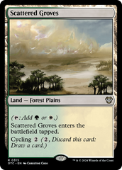 Bosques Esparsos / Scattered Groves - Magic: The Gathering - MoxLand