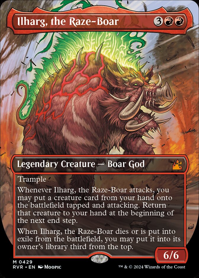 Ilharg, o Javali Arrasador / Ilharg, the Raze-Boar - Magic: The Gathering - MoxLand
