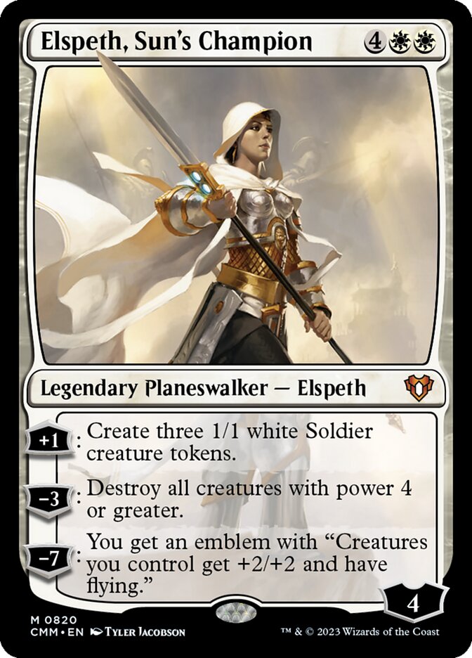 Elspeth, Campeã do Sol / Elspeth, Sun's Champion - Magic: The Gathering - MoxLand