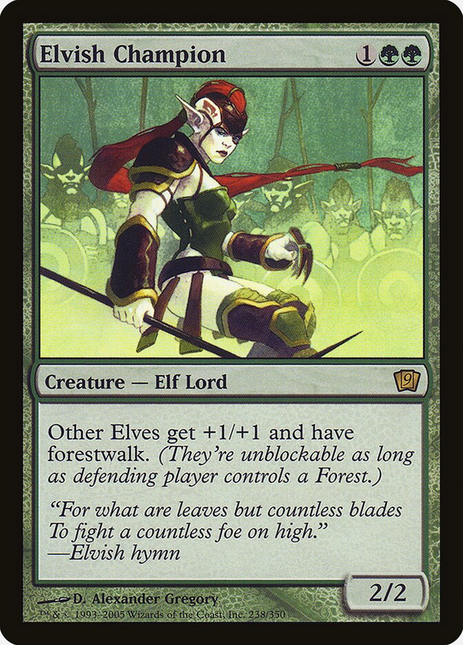 Campeão Élfico / Elvish Champion - Magic: The Gathering - MoxLand