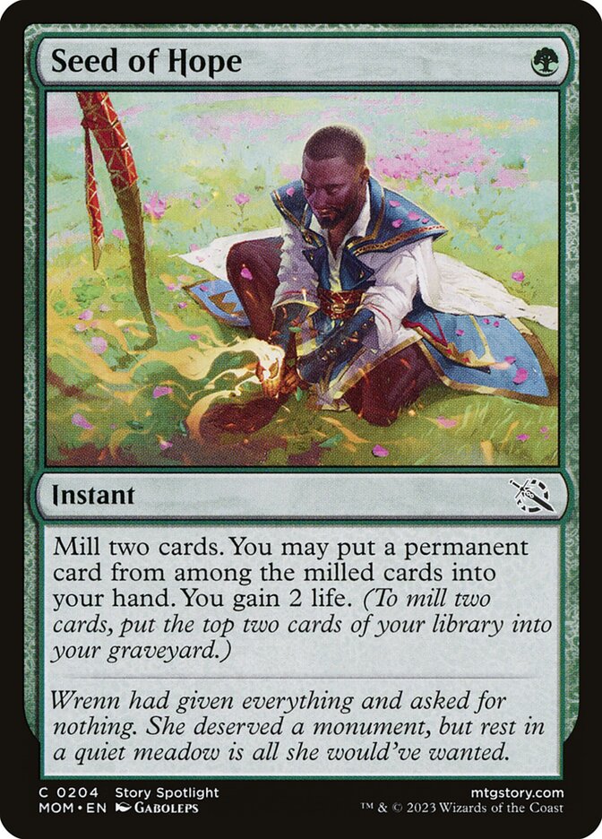 Semente da Esperança / Seed of Hope - Magic: The Gathering - MoxLand