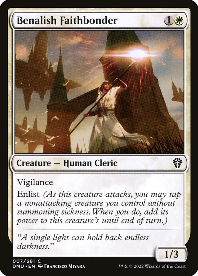 Unificador de Fé de Benália / Benalish Faithbonder - Magic: The Gathering - MoxLand