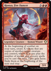 Rionya, Dançarina do Fogo / Rionya, Fire Dancer - Magic: The Gathering - MoxLand