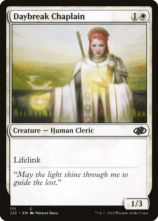 Capelã do Raiar do Dia / Daybreak Chaplain - Magic: The Gathering - MoxLand