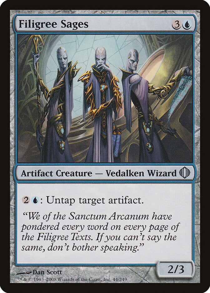 Sábios de Filigree / Filigree Sages - Magic: The Gathering - MoxLand